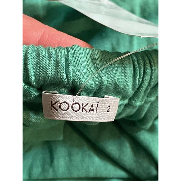 Kookai Miranda Top Cruz Green Tank Size 2 Camisole‎ New - Picture 7 of 13